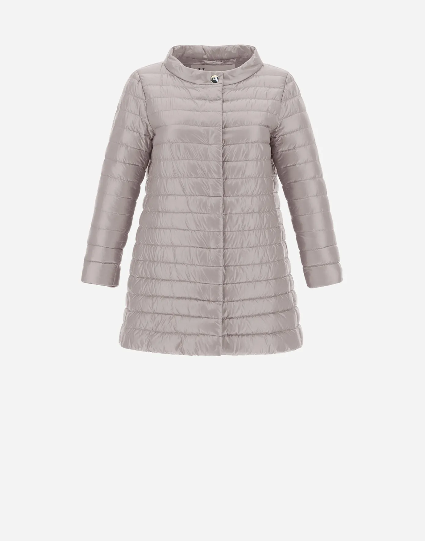 Herno Long Down Jackets | A-Shape Grey Pearl