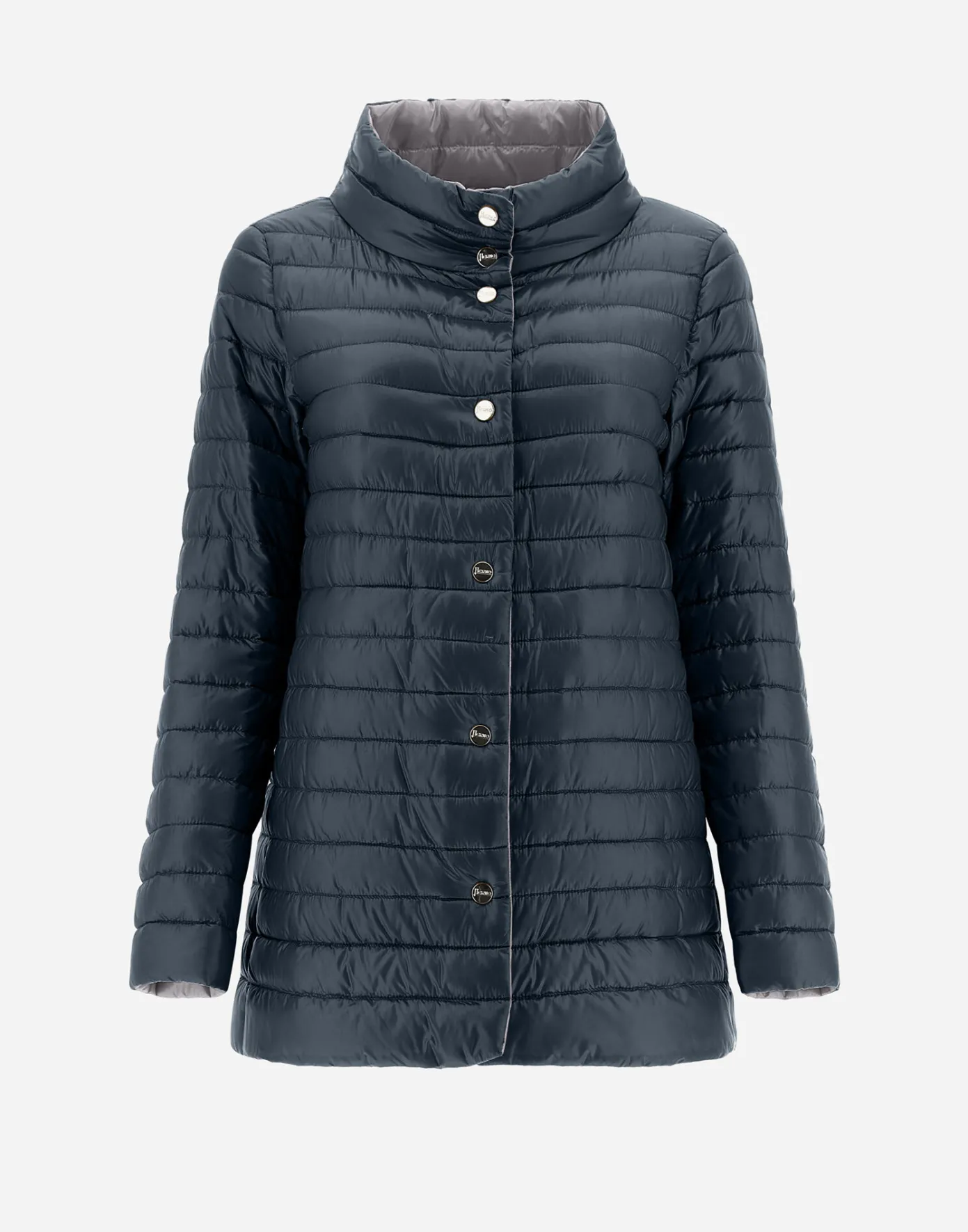 Herno Long Down Jackets | A-Shape New Blue