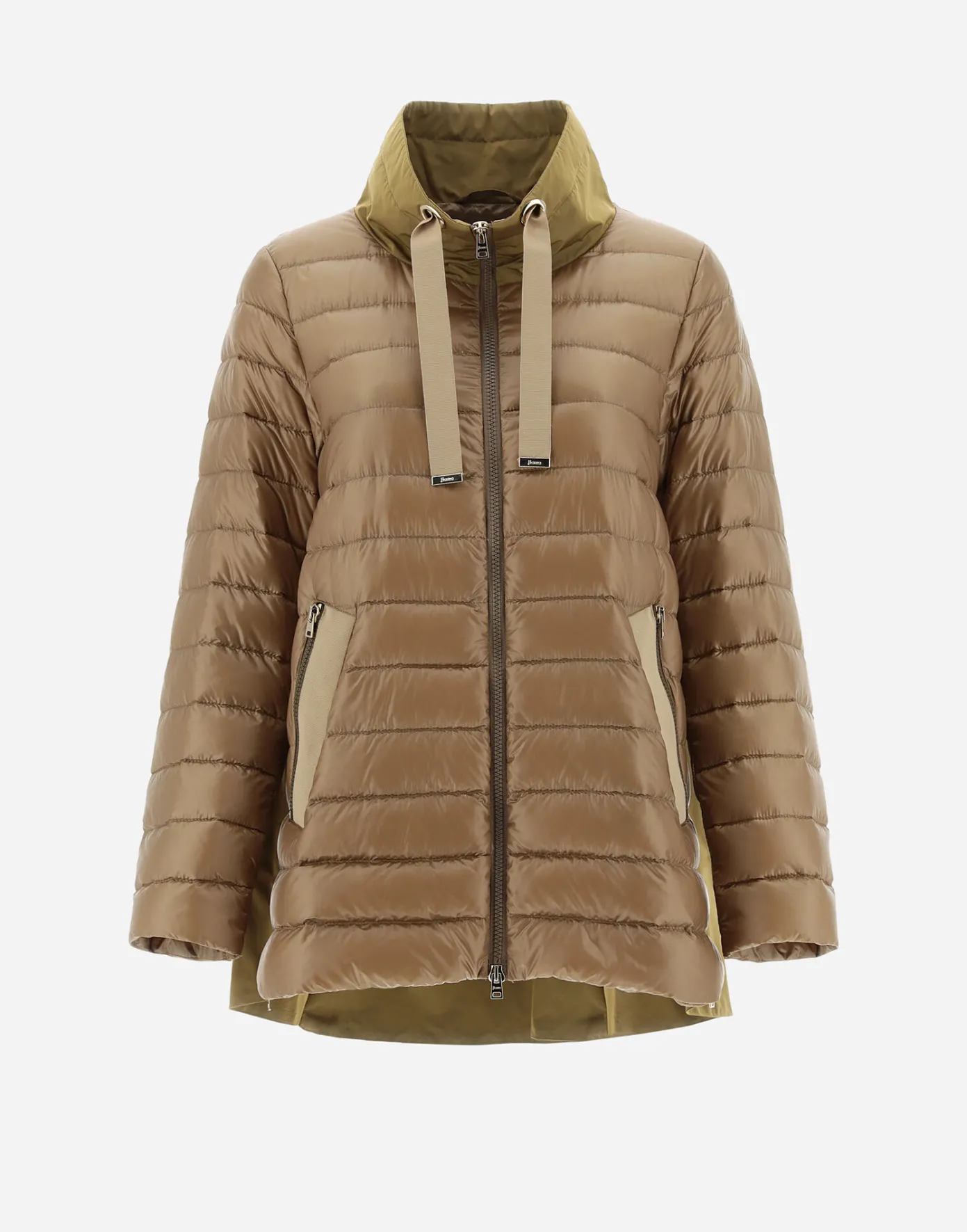 Herno Long Down Jackets | A-Shape Camel