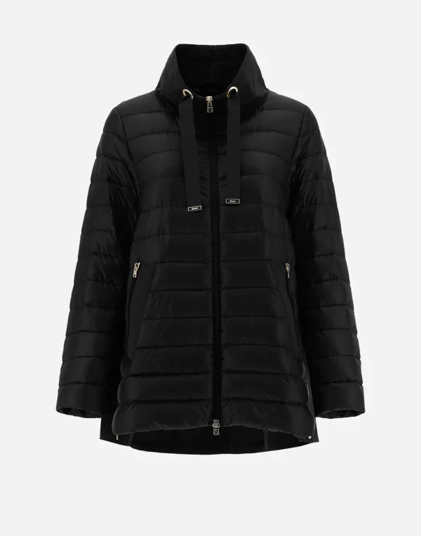 Herno Long Down Jackets | A-Shape Black