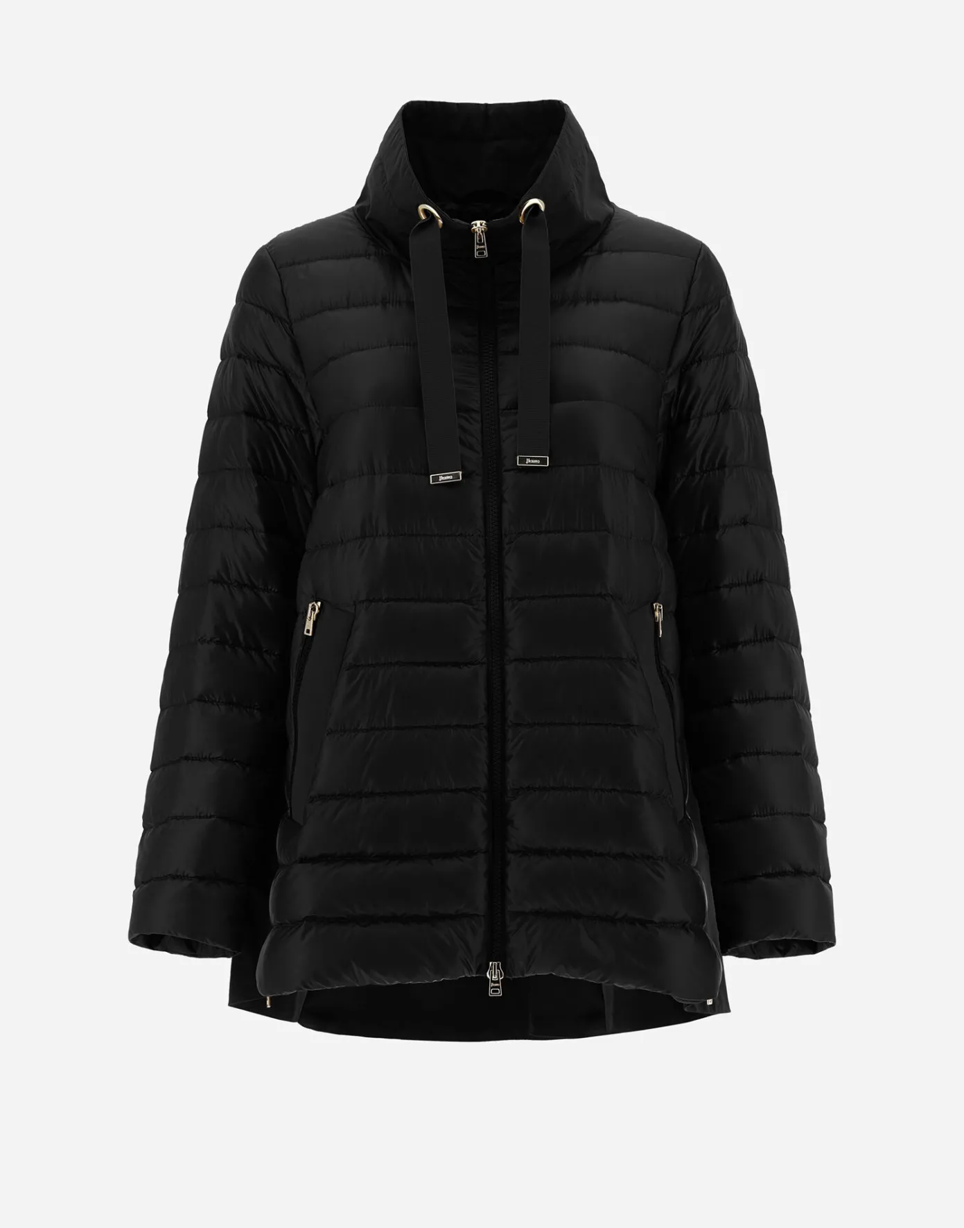 Herno Long Down Jackets | A-Shape Black