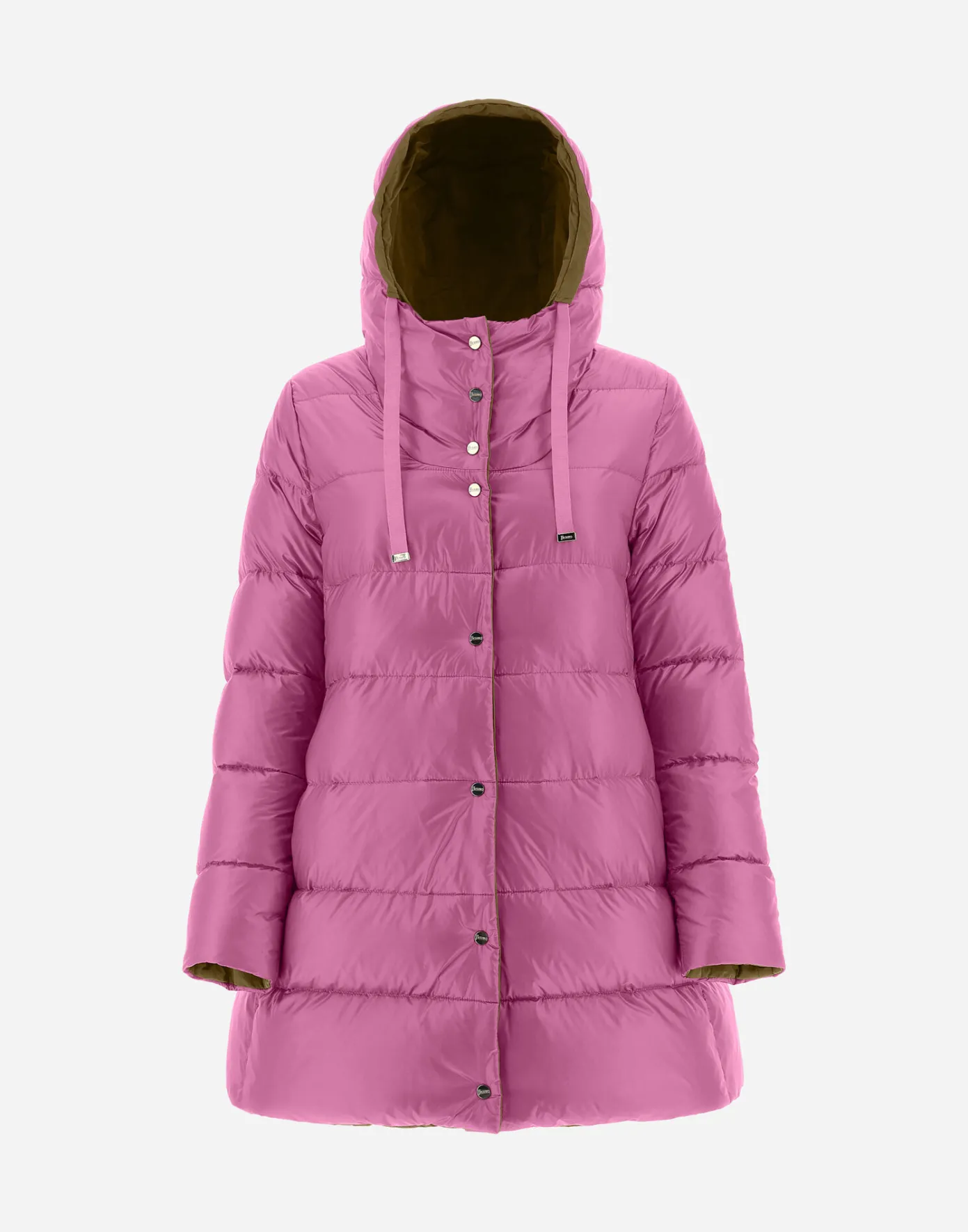 Herno Long Down Jackets | A-Shape Periwinkle