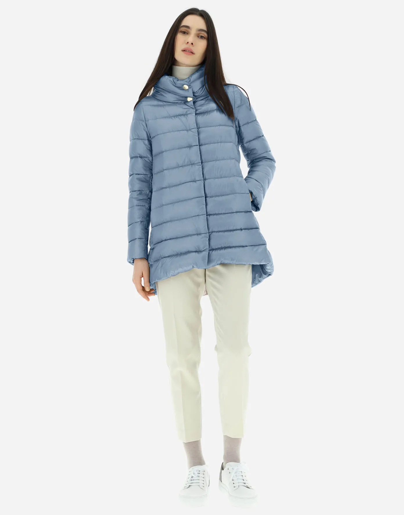 Herno Long Down Jackets | A-Shape Sky