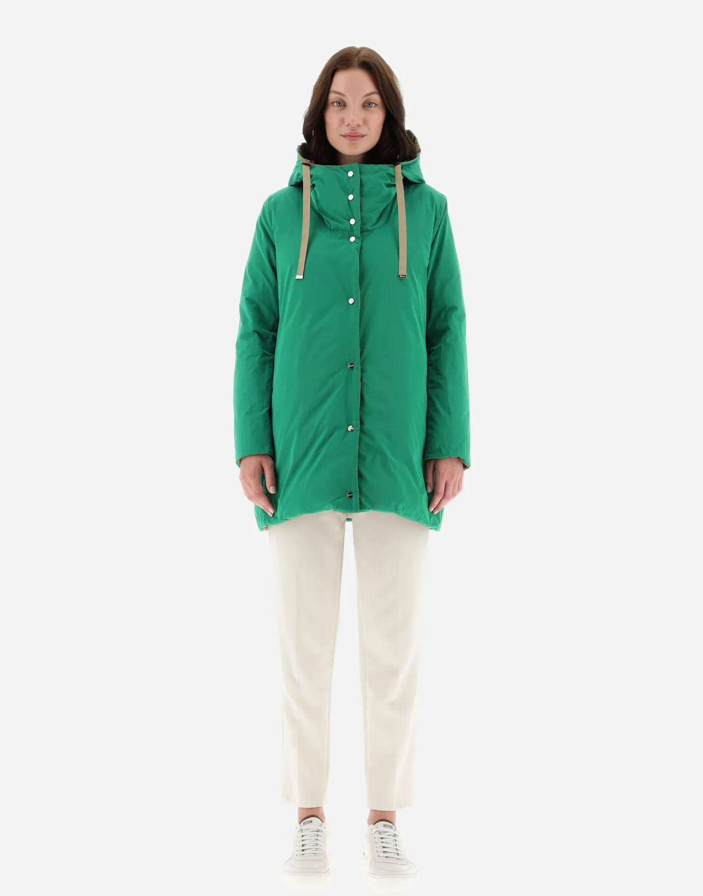 Herno Long Down Jackets | A-Shape Camel