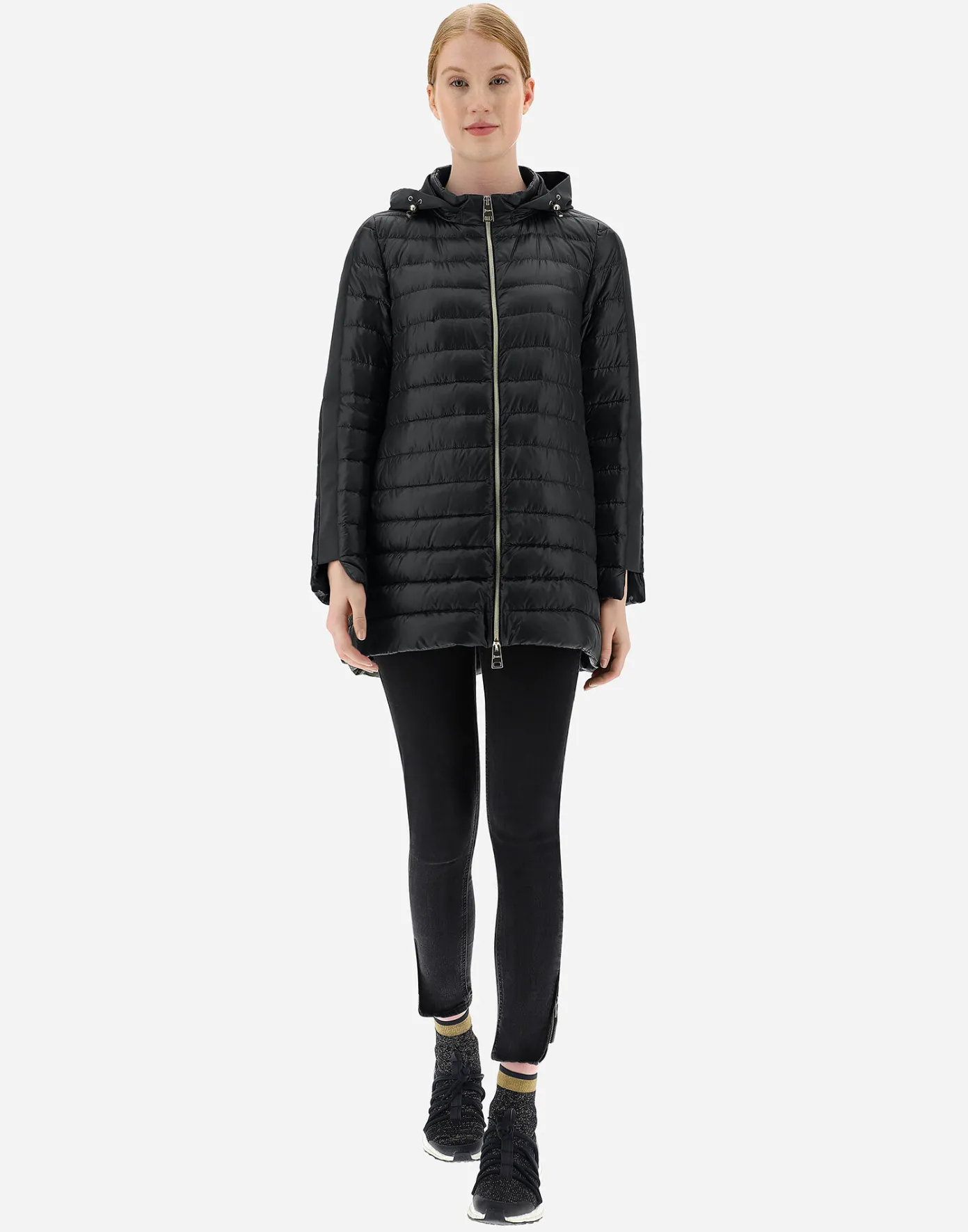 Herno Long Down Jackets | A-Shape Black