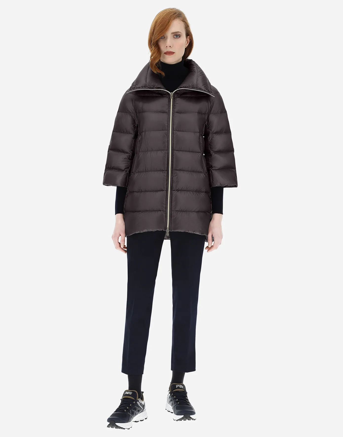 Herno Long Down Jackets | A-Shape Grey