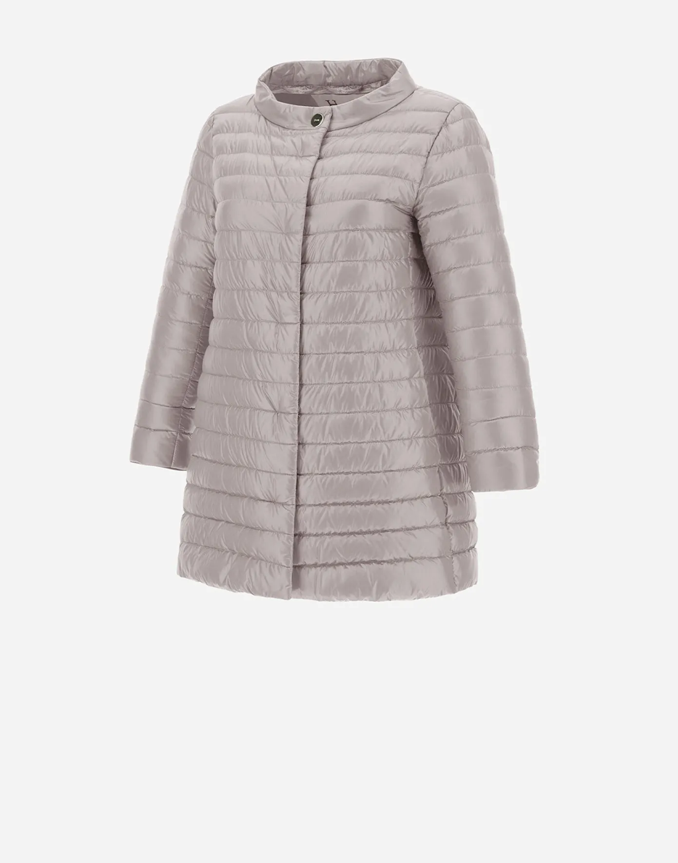 Herno Long Down Jackets | A-Shape Grey Pearl