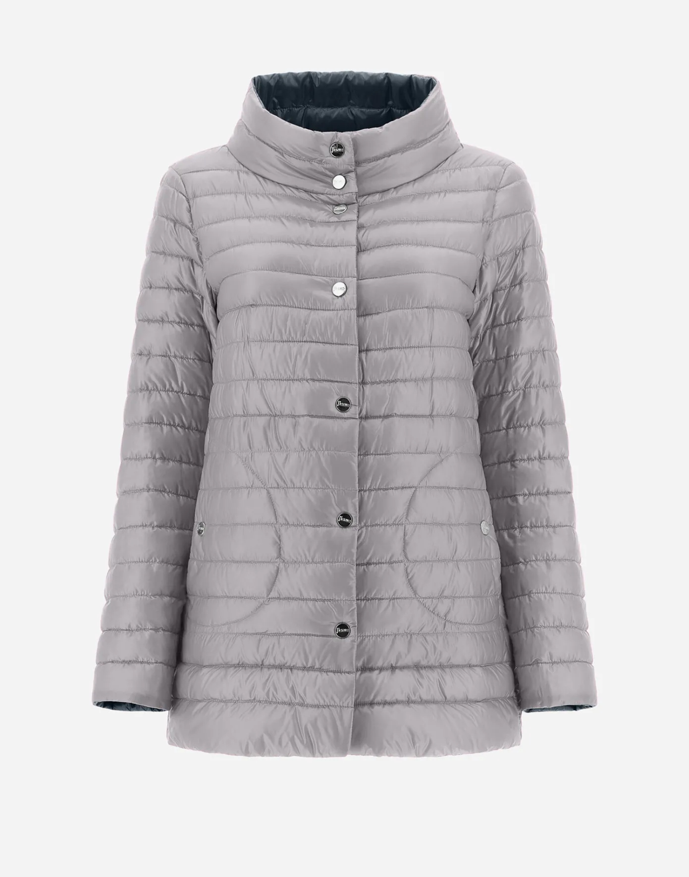 Herno Long Down Jackets | A-Shape New Blue