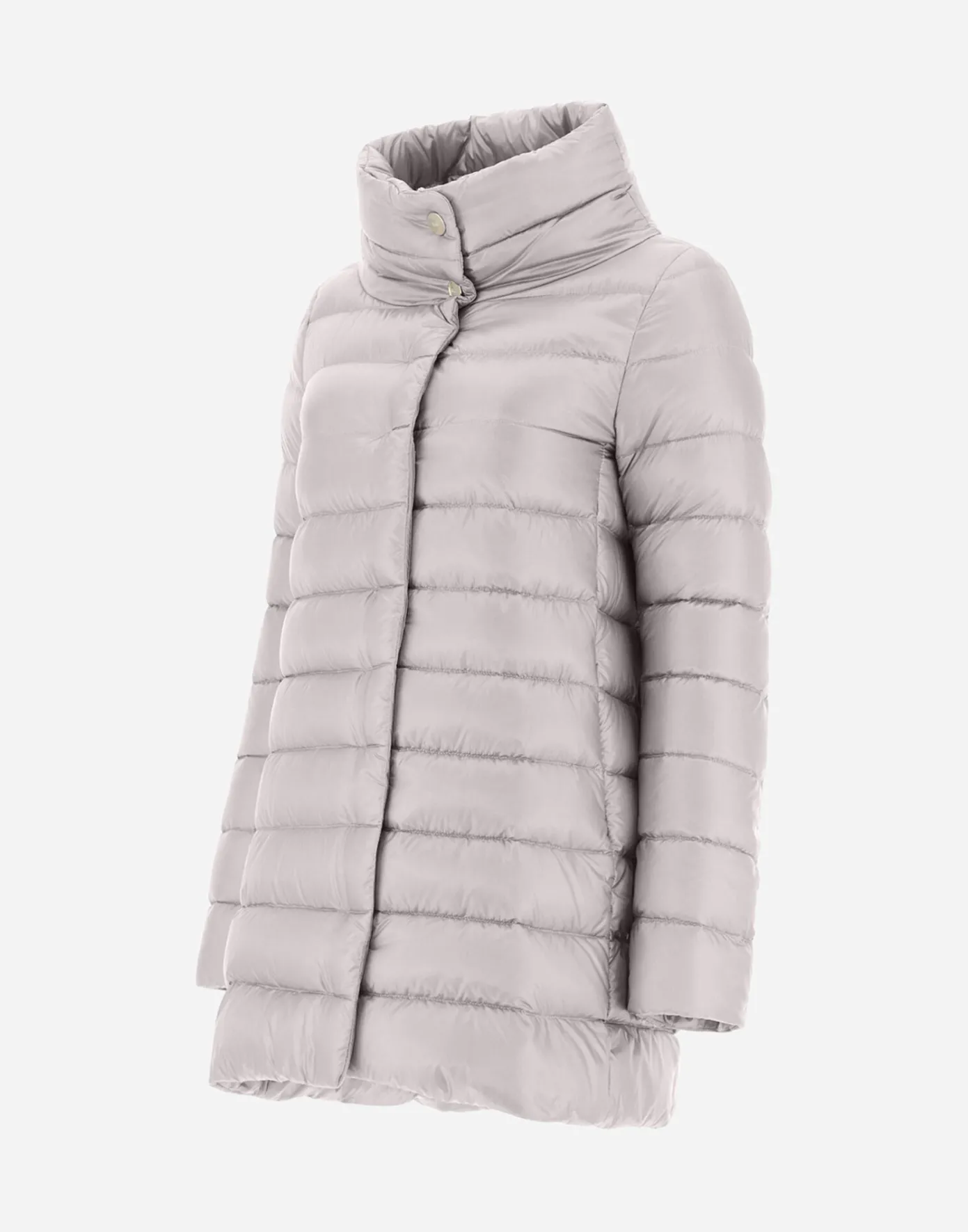 Herno Long Down Jackets | A-Shape Grey Pearl