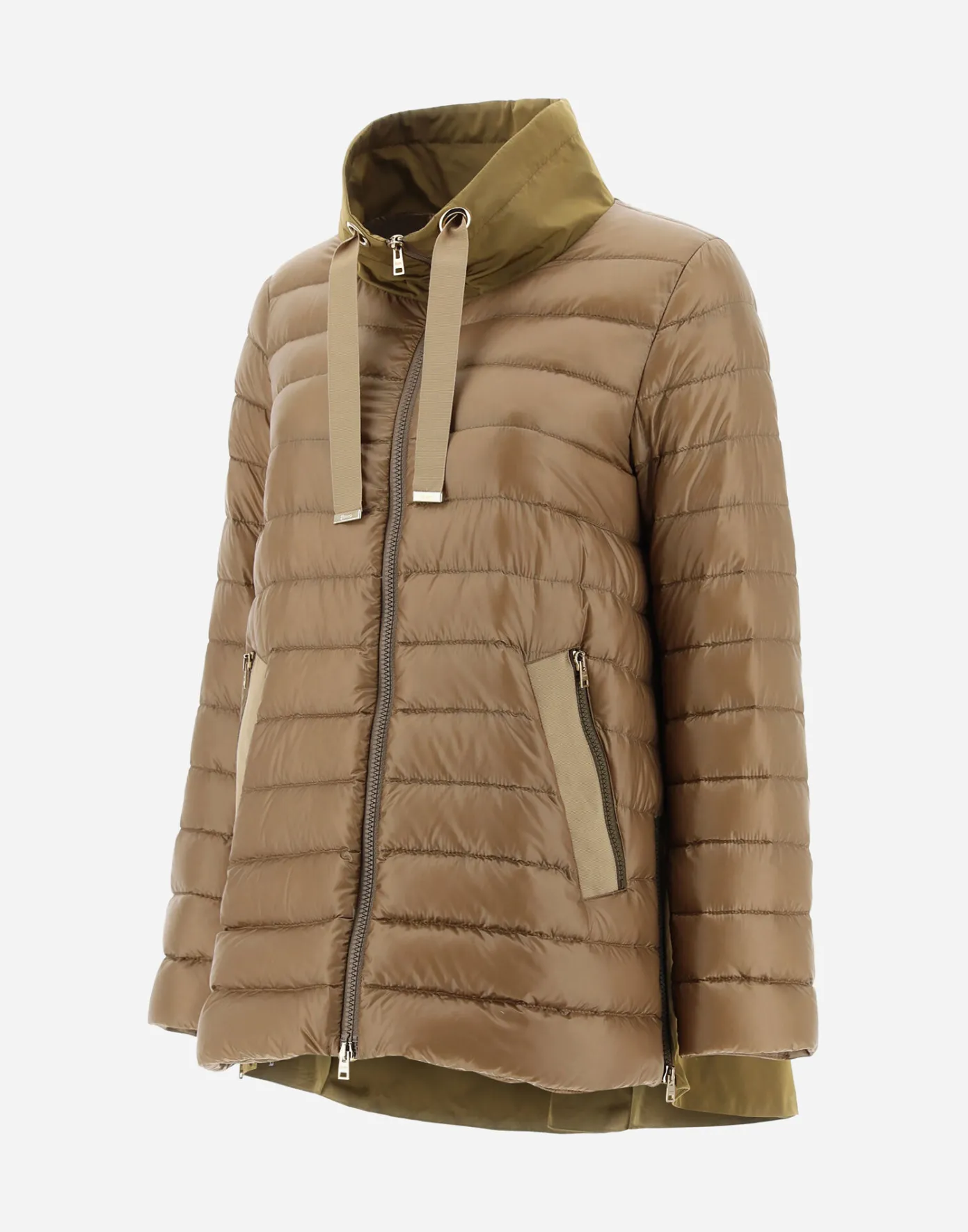 Herno Long Down Jackets | A-Shape Camel