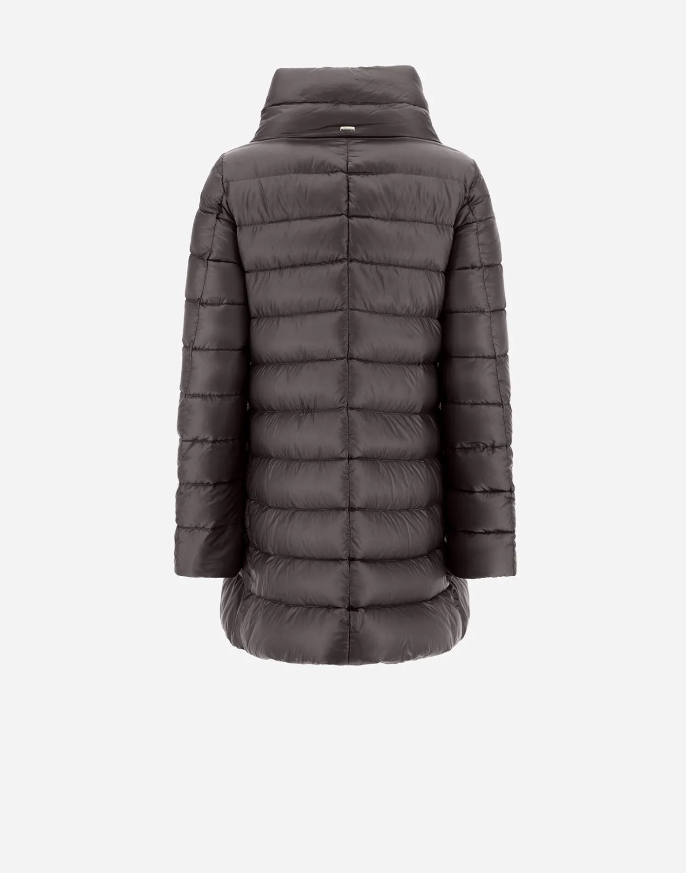 Herno Long Down Jackets | A-Shape Dark Chocolate