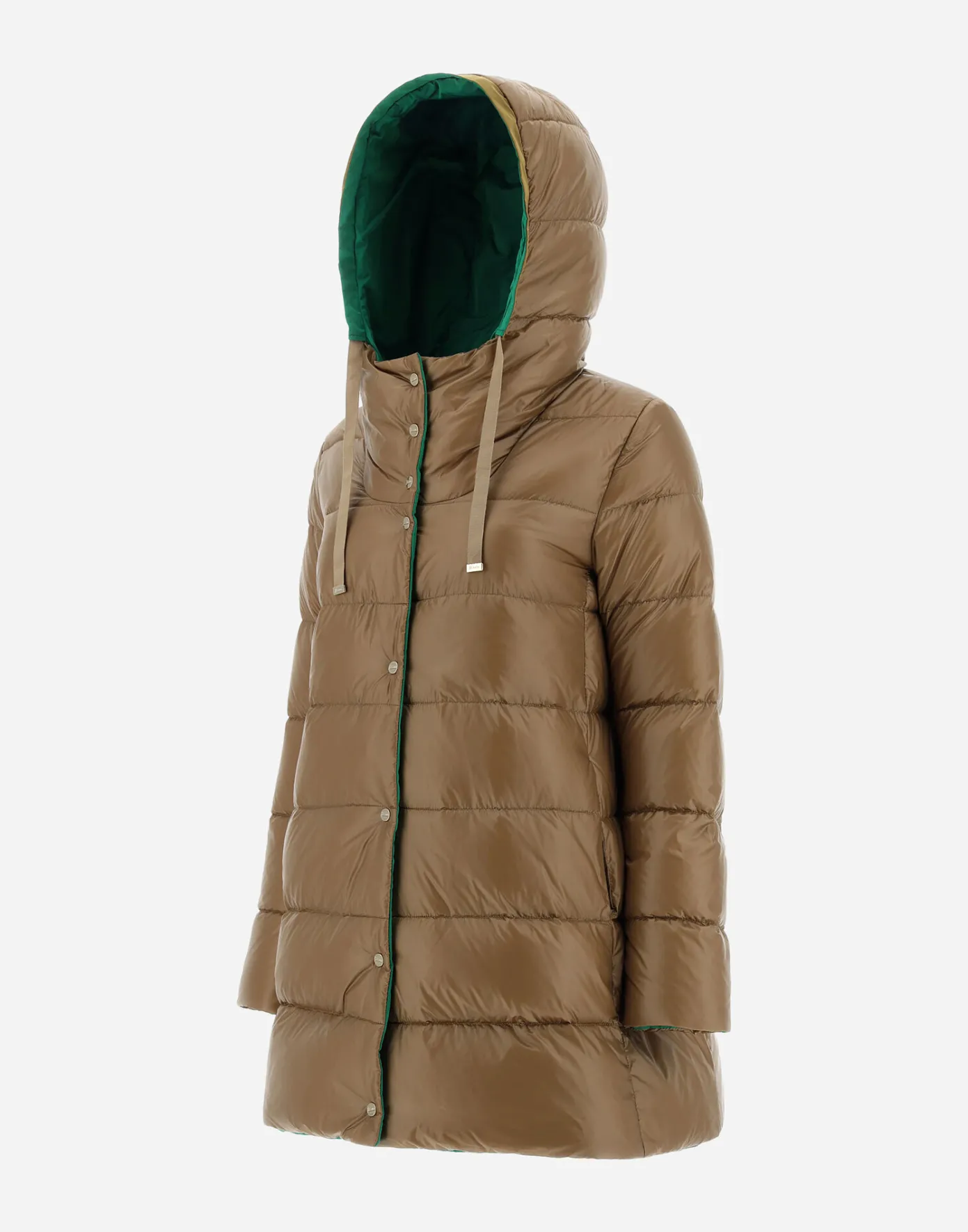 Herno Long Down Jackets | A-Shape Camel