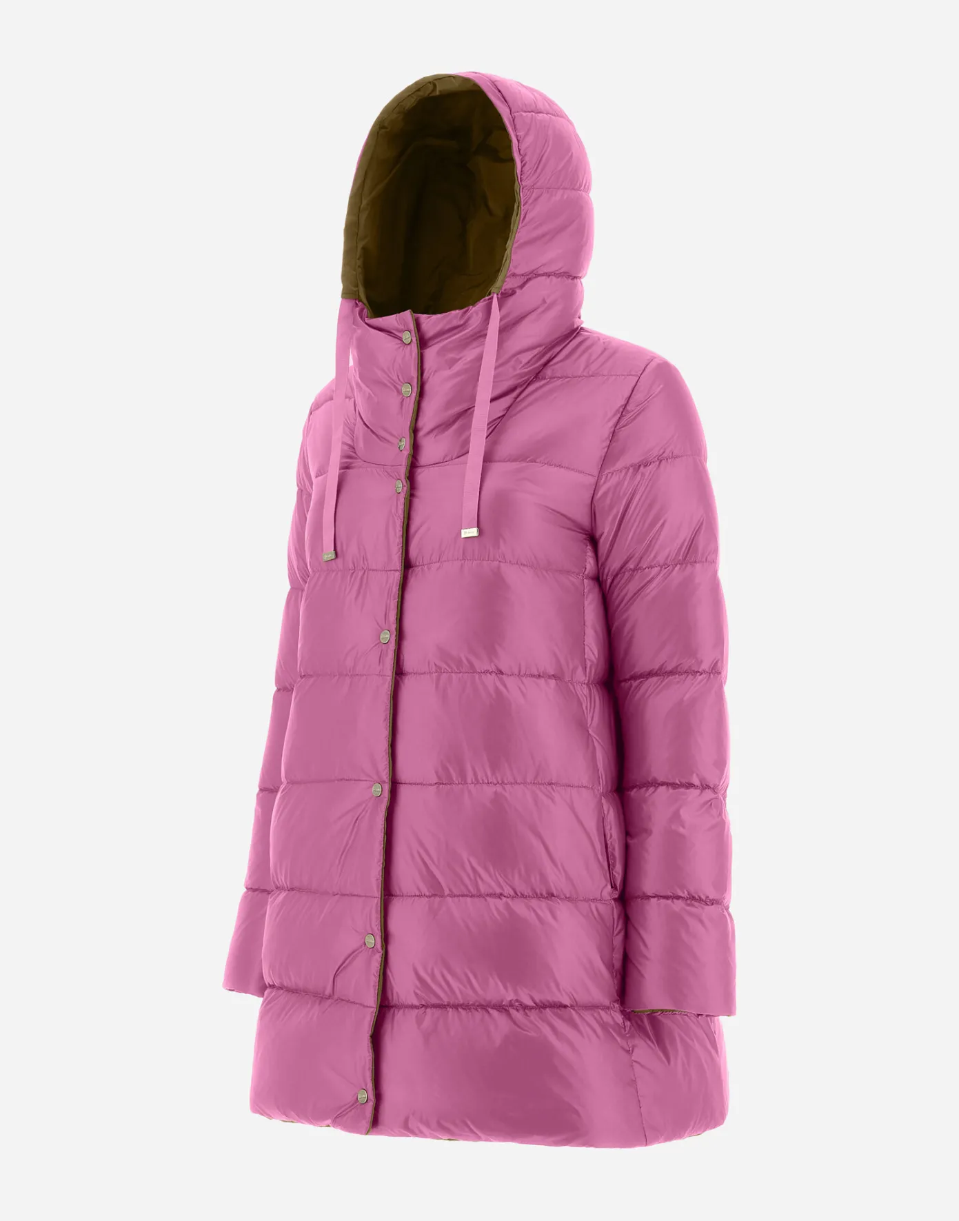 Herno Long Down Jackets | A-Shape Periwinkle