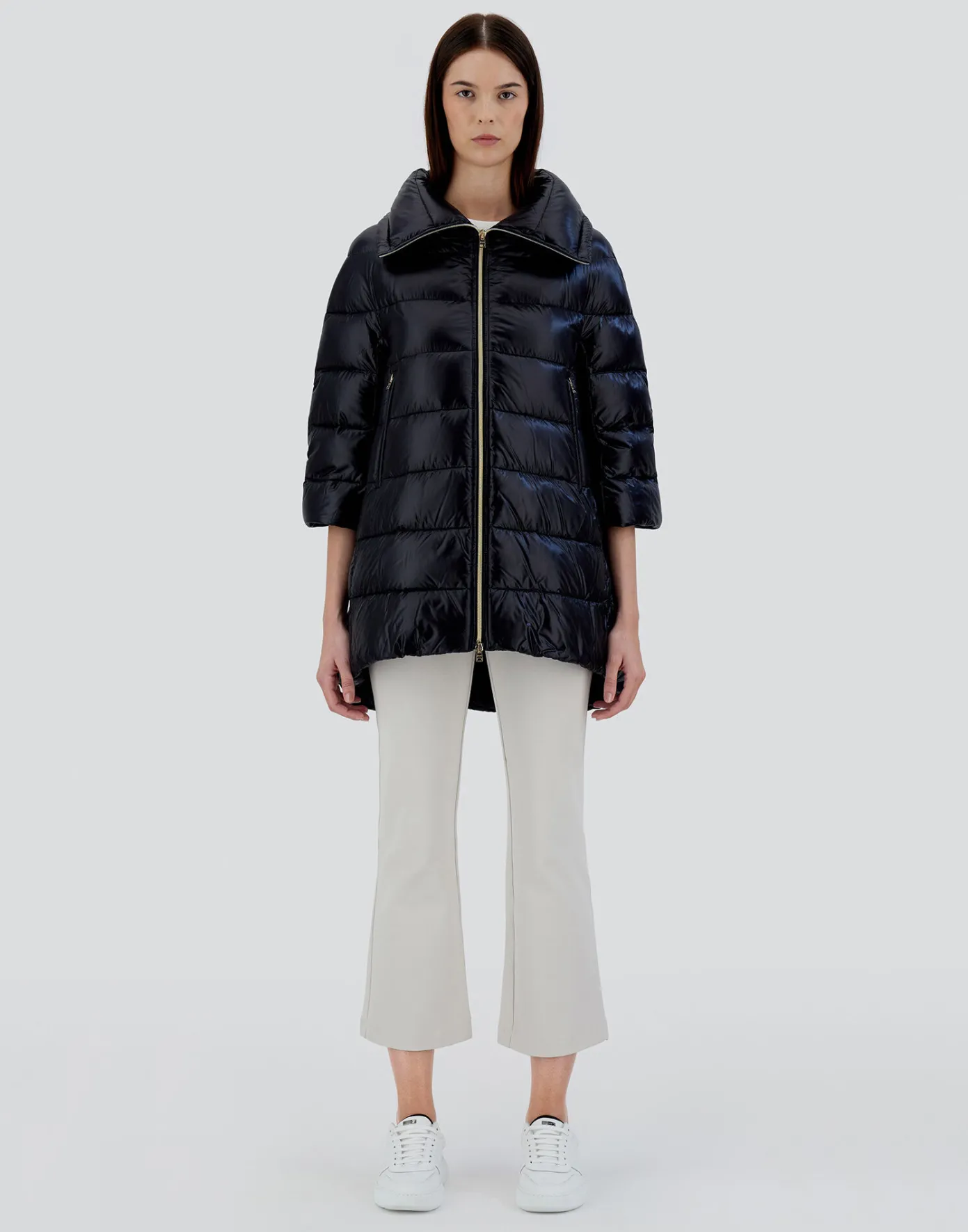 Herno Long Down Jackets | A-Shape Black