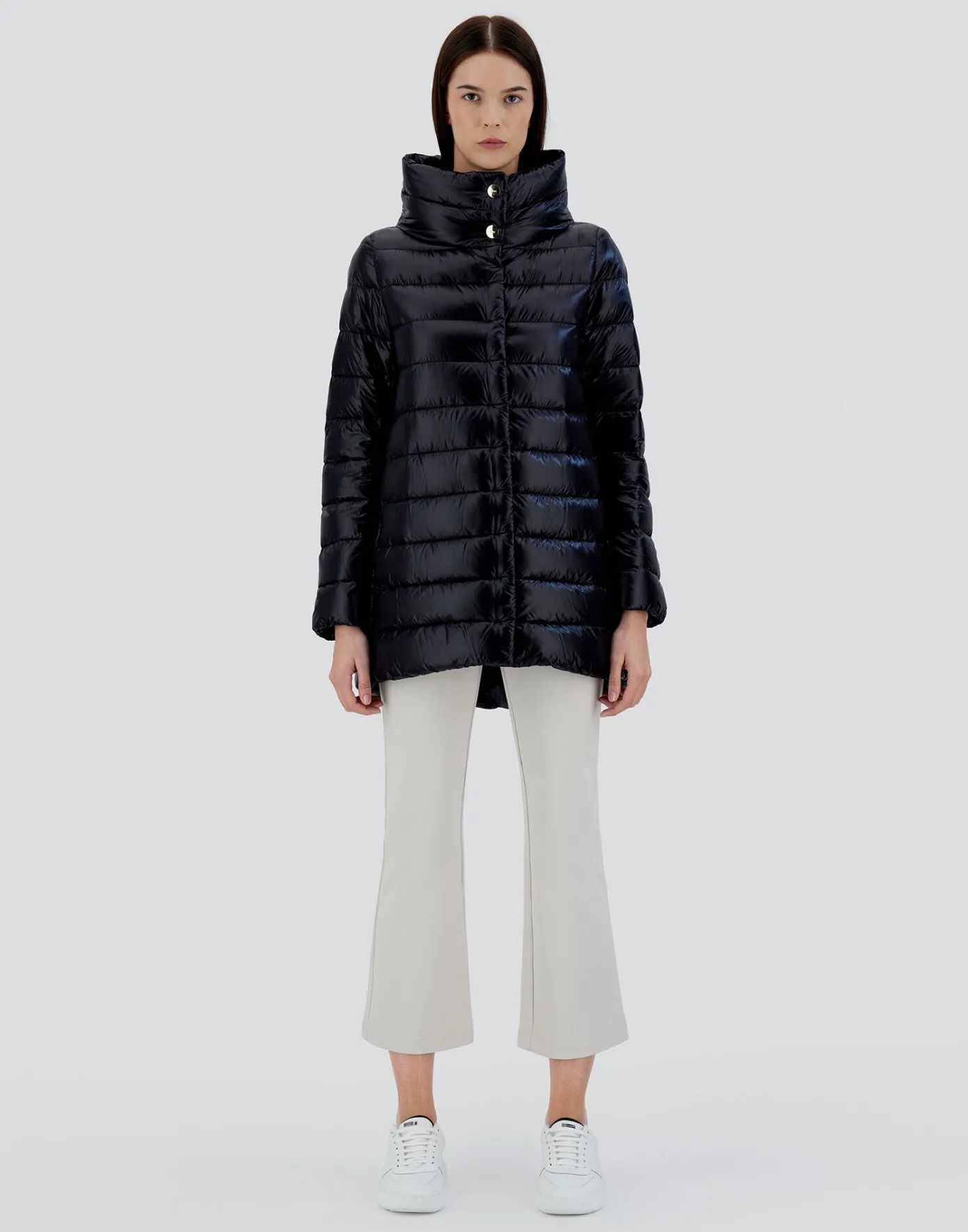 Herno Long Down Jackets | A-Shape Black
