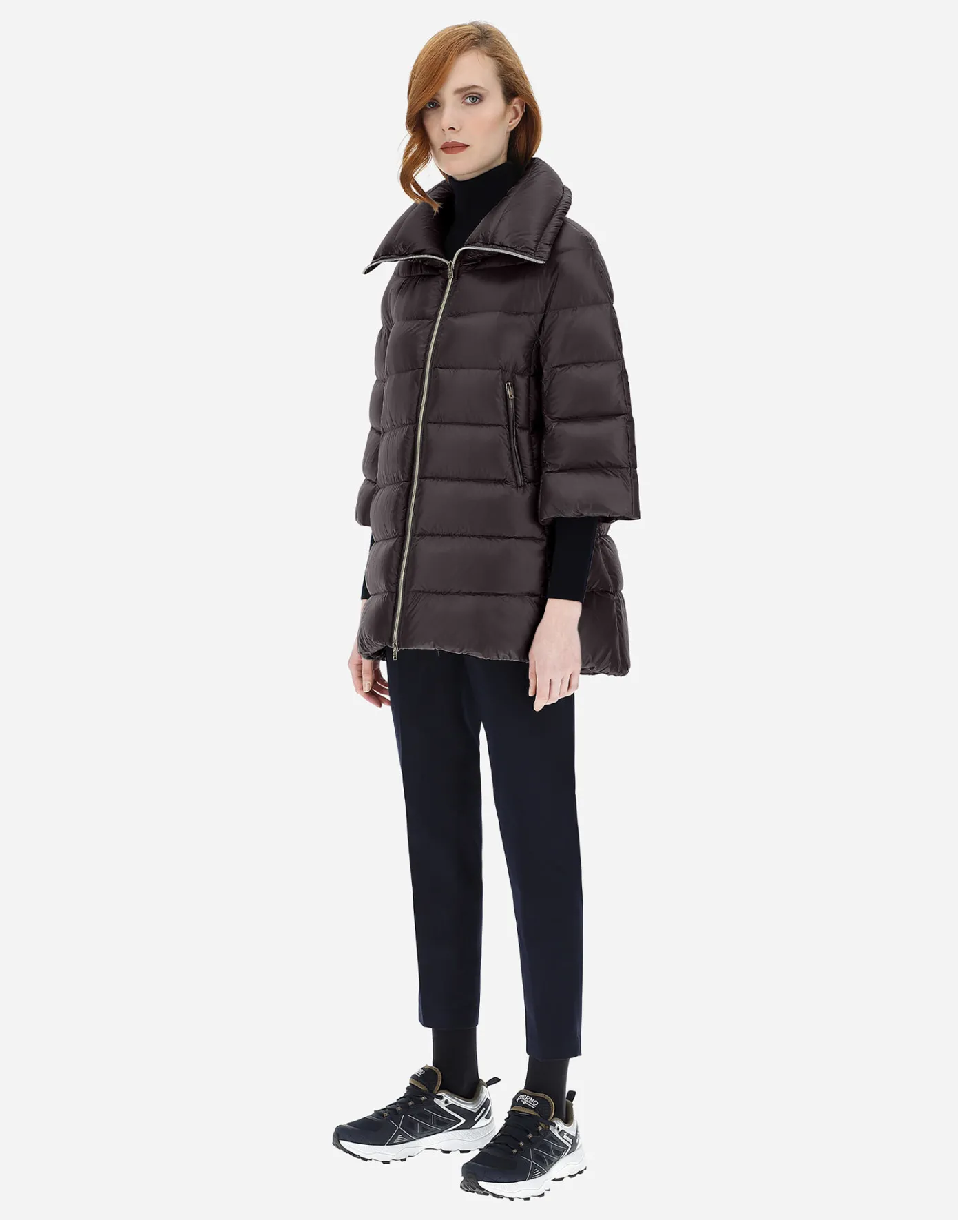 Herno Long Down Jackets | A-Shape Grey