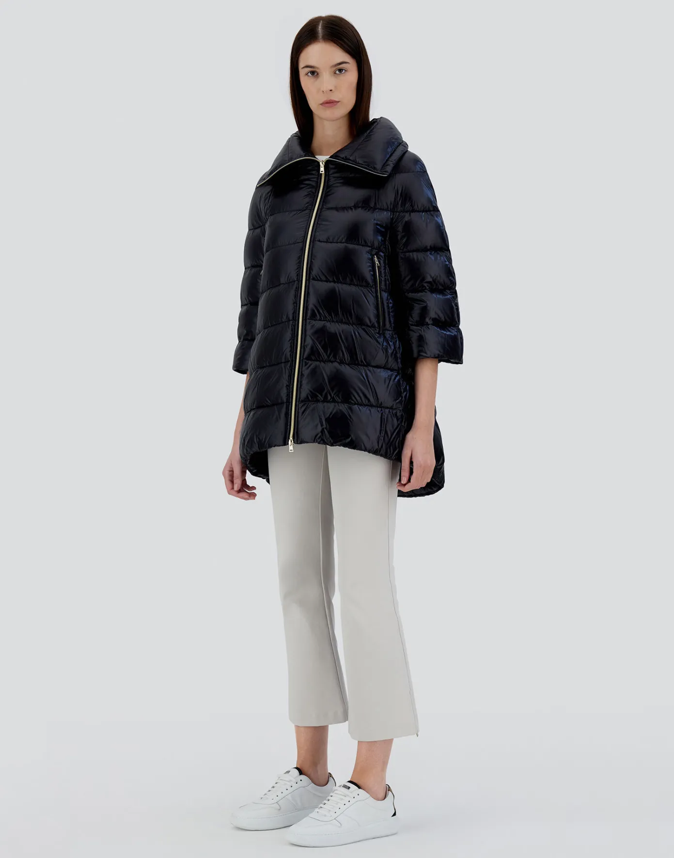 Herno Long Down Jackets | A-Shape Black