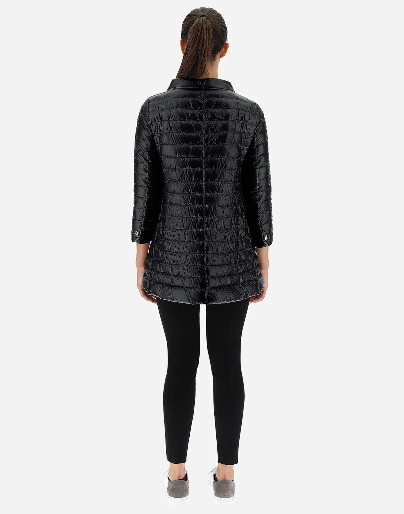 Herno Long Down Jackets | A-Shape Black