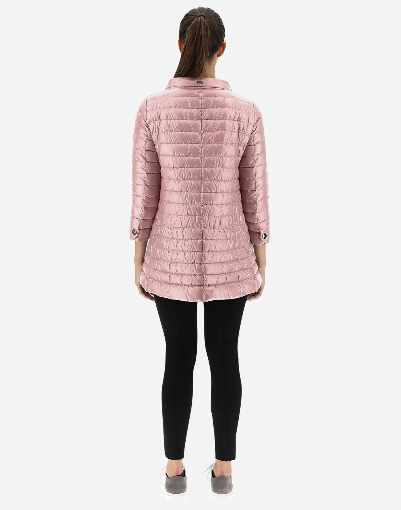 Herno Long Down Jackets | A-Shape Light Pink