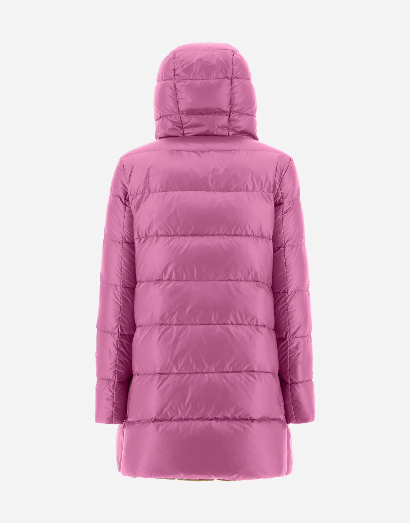 Herno Long Down Jackets | A-Shape Periwinkle