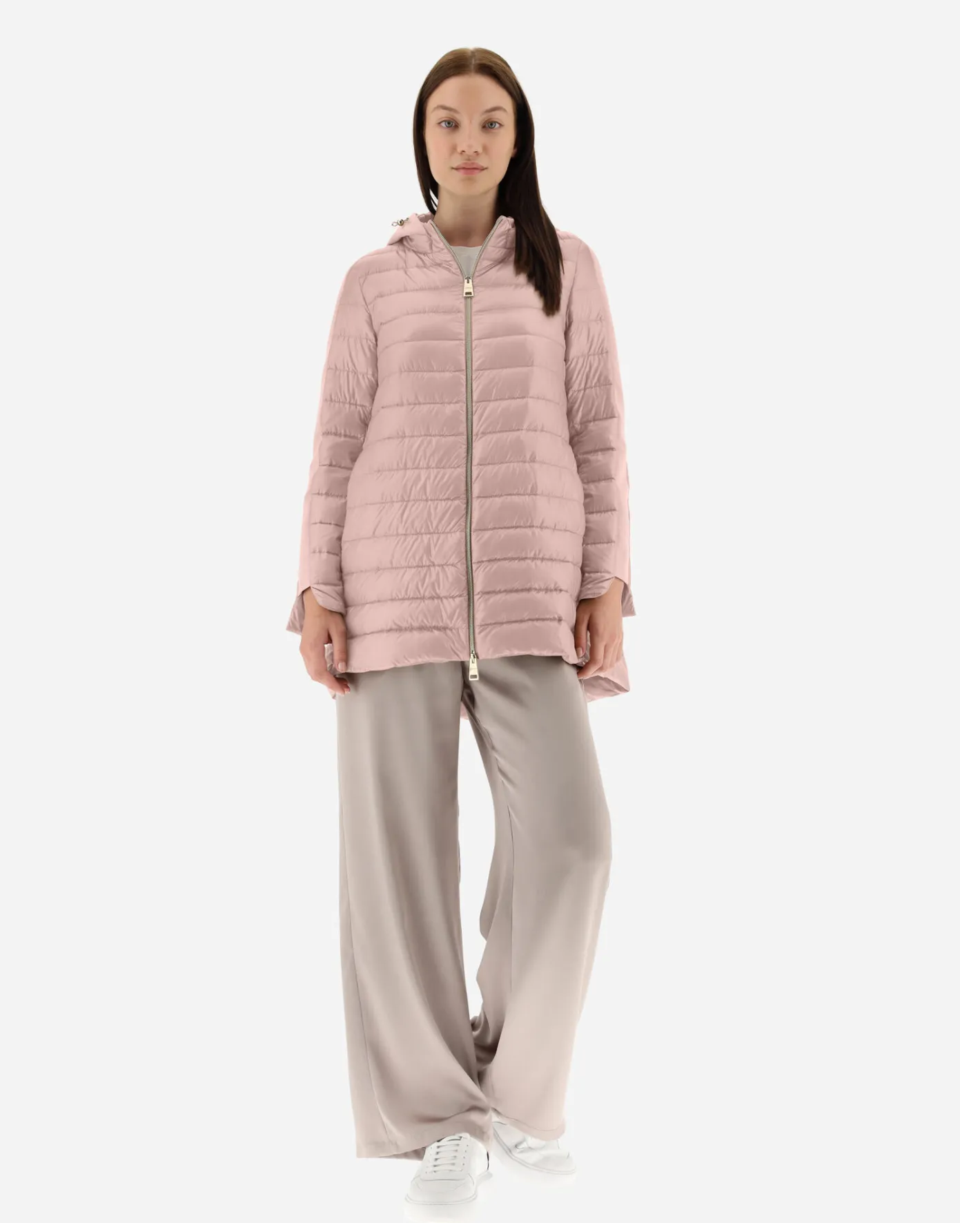 Herno Long Down Jackets | A-Shape Pink