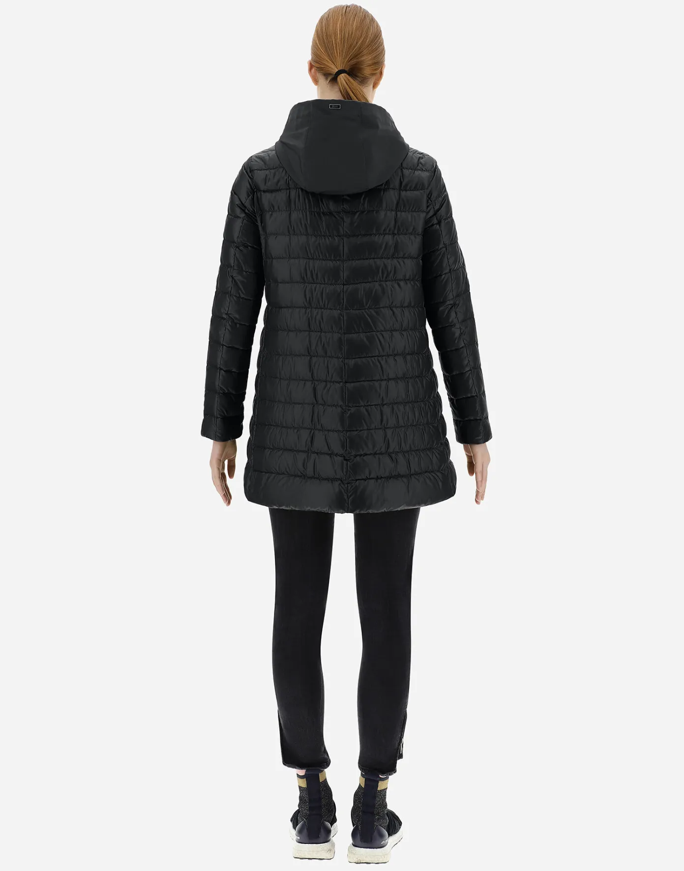 Herno Long Down Jackets | A-Shape Black