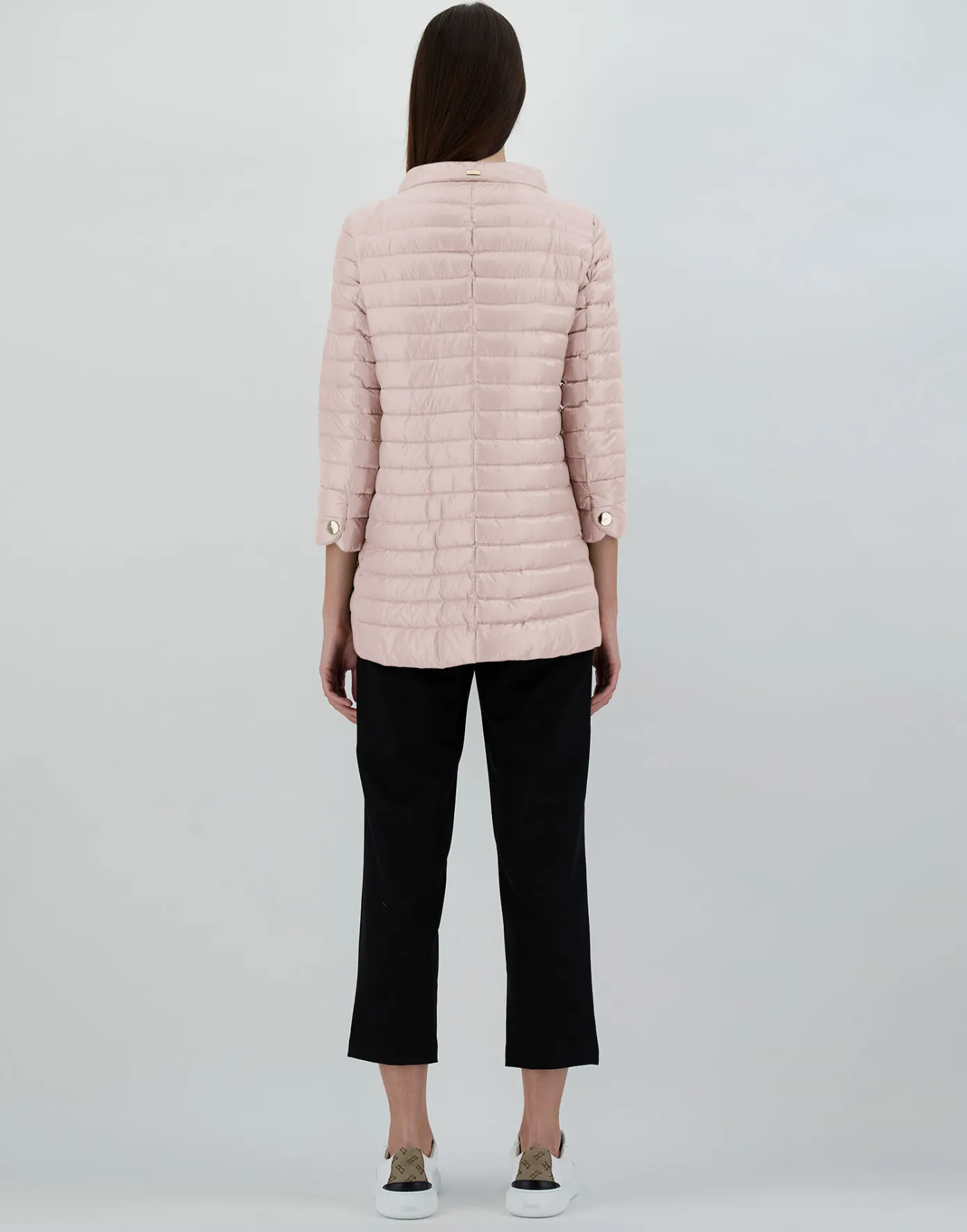 Herno Long Down Jackets | A-Shape Light Pink