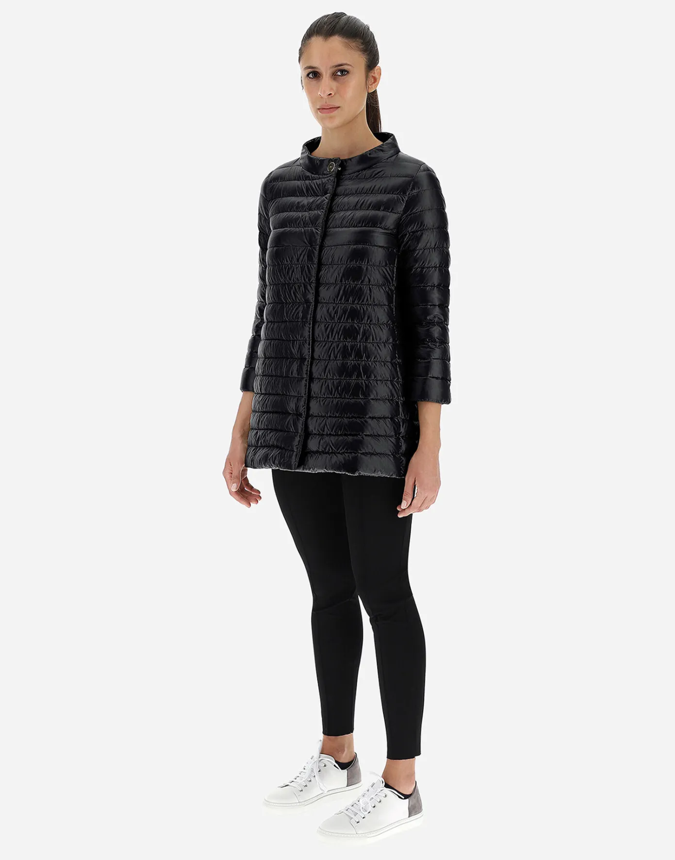 Herno Long Down Jackets | A-Shape Black