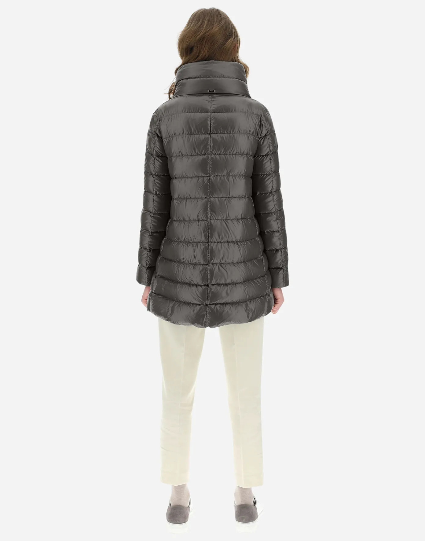 Herno Long Down Jackets | A-Shape Grey