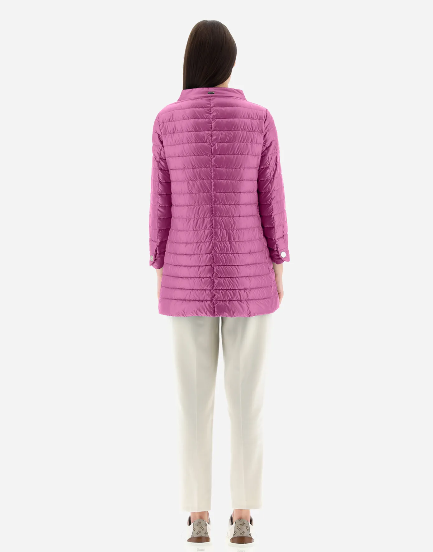Herno Long Down Jackets | A-Shape Periwinkle