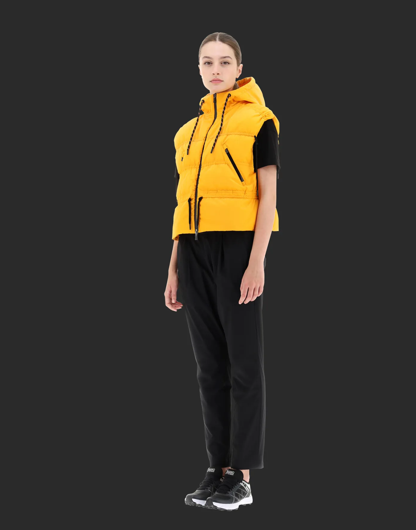 Herno Long Down Jackets | A-Shape Apricot