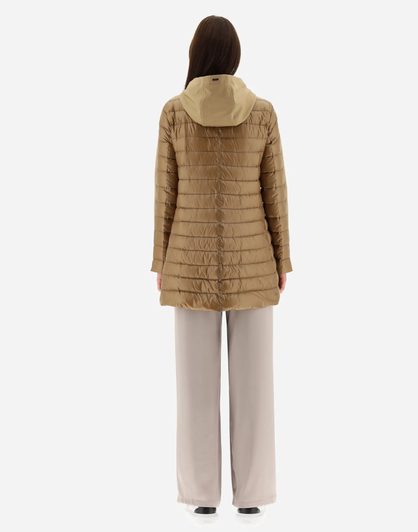 Herno Long Down Jackets | A-Shape Camel