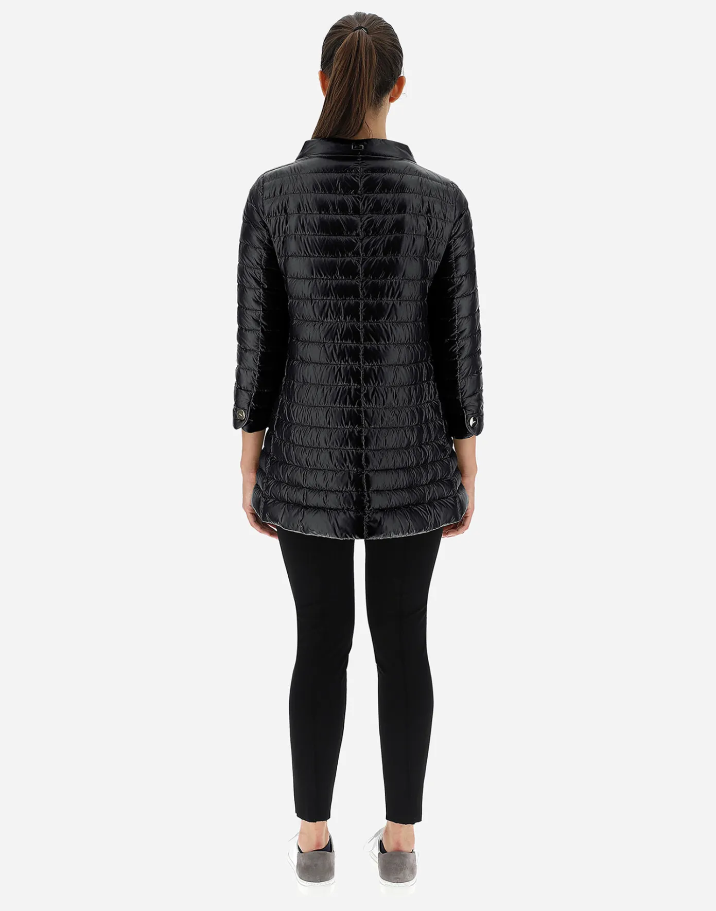 Herno Long Down Jackets | A-Shape Black