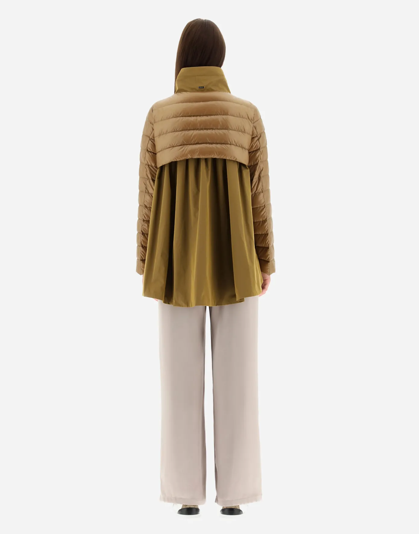 Herno Long Down Jackets | A-Shape Camel