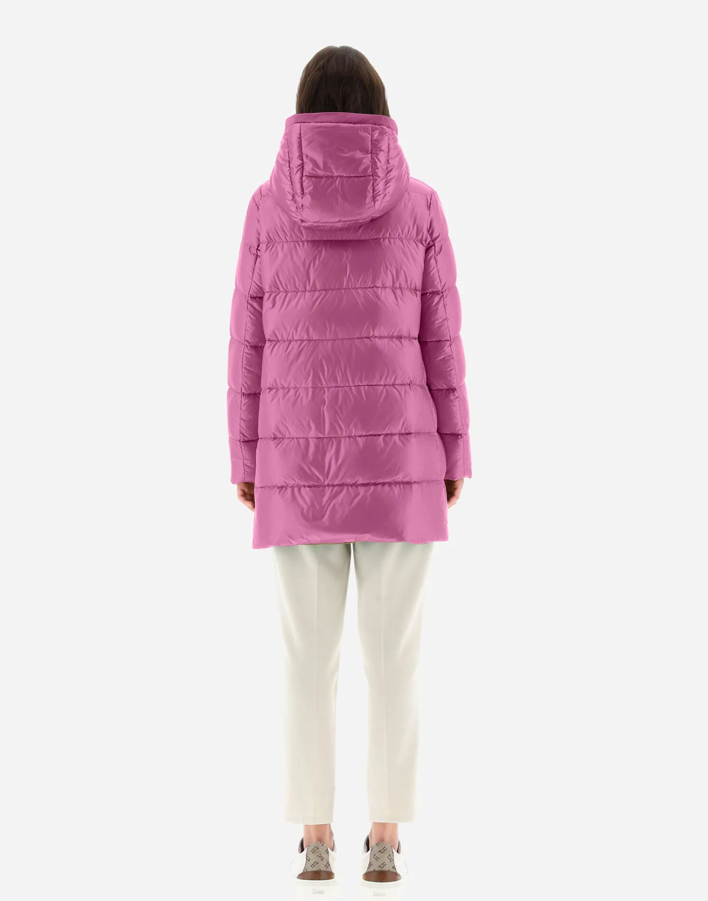 Herno Long Down Jackets | A-Shape Periwinkle