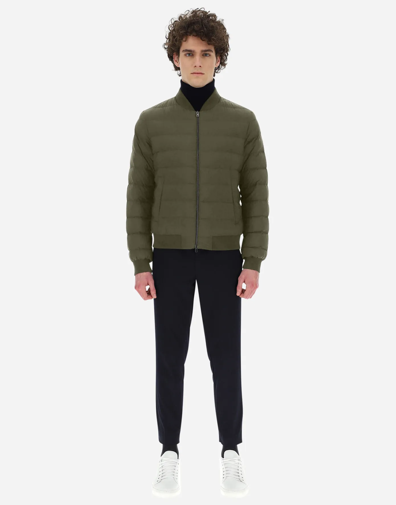 Herno Bomber | Bomber Green/Beige
