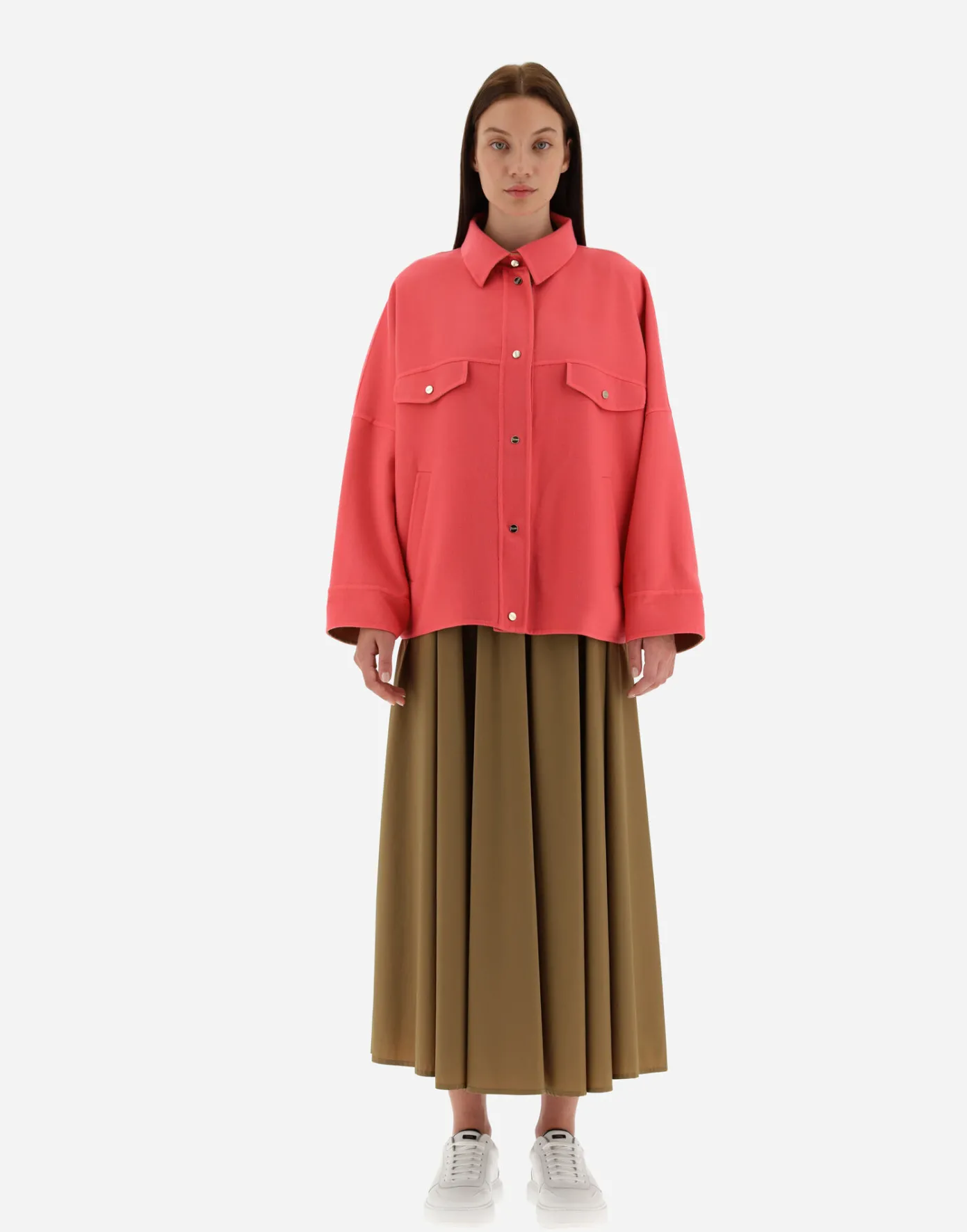 Herno Bomber | Bomber Neon Pink/Camel