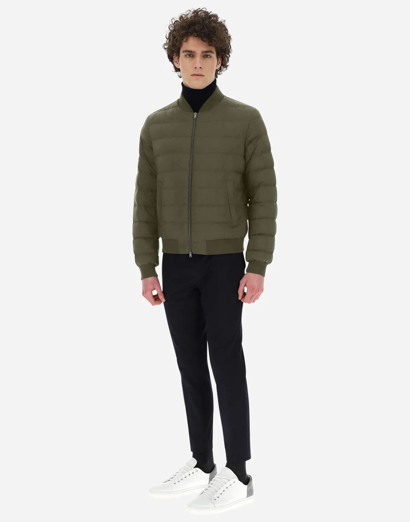 Herno Bomber | Bomber Green/Beige