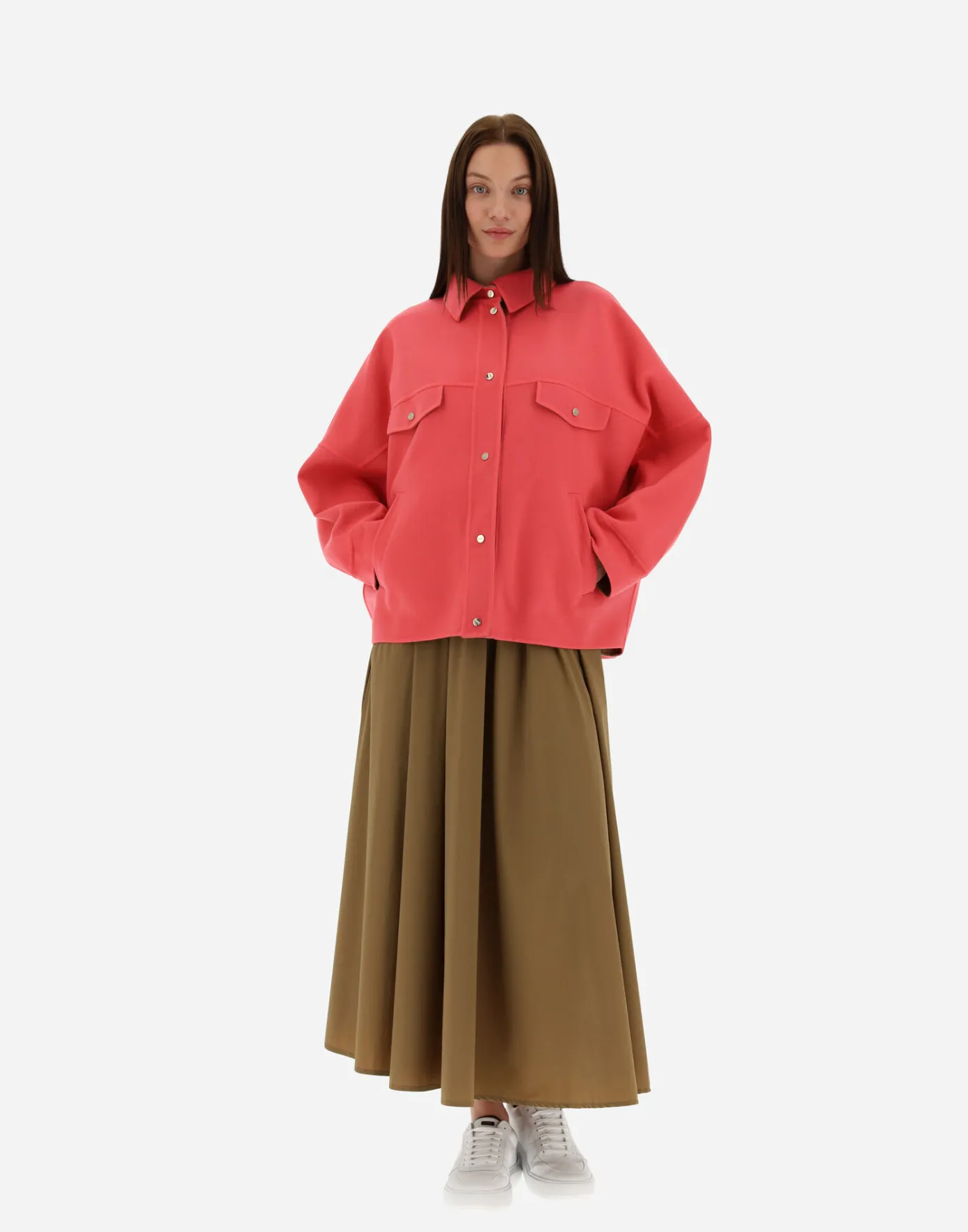 Herno Bomber | Bomber Neon Pink/Camel