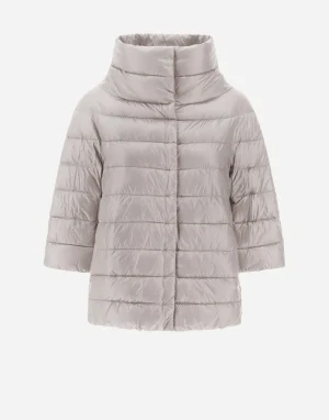 Herno Capes | Capes Grey Pearl