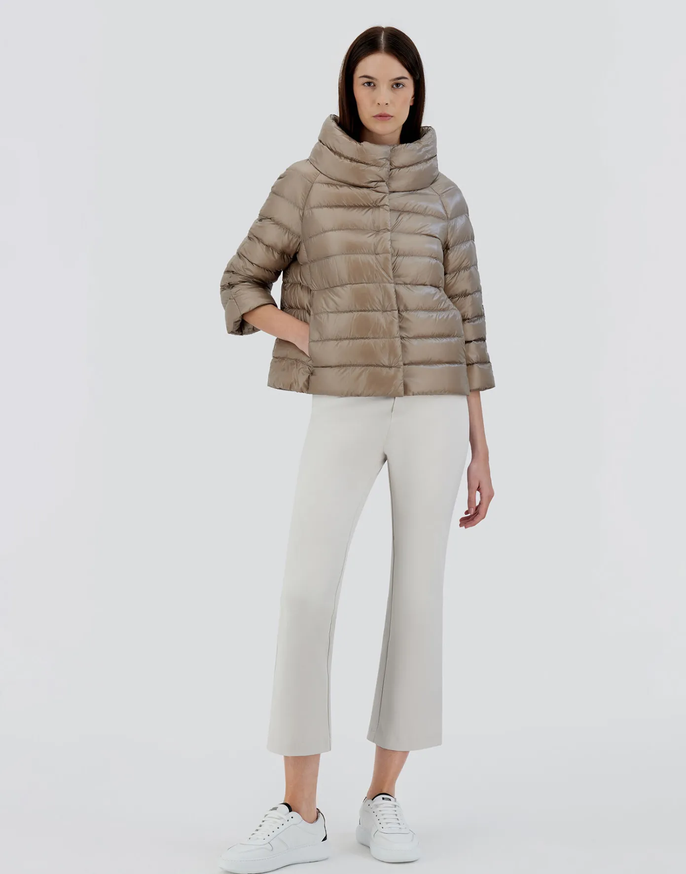 Herno Capes | Capes Light Taupe