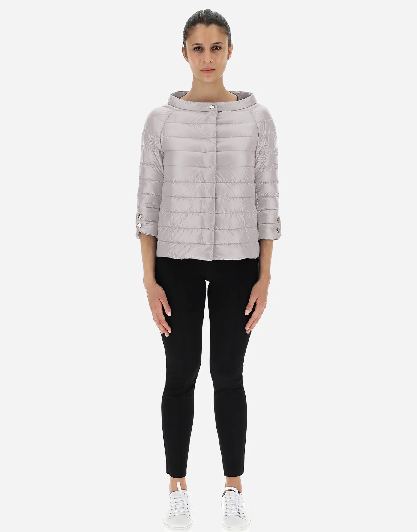 Herno Capes | Capes Grey Pearl