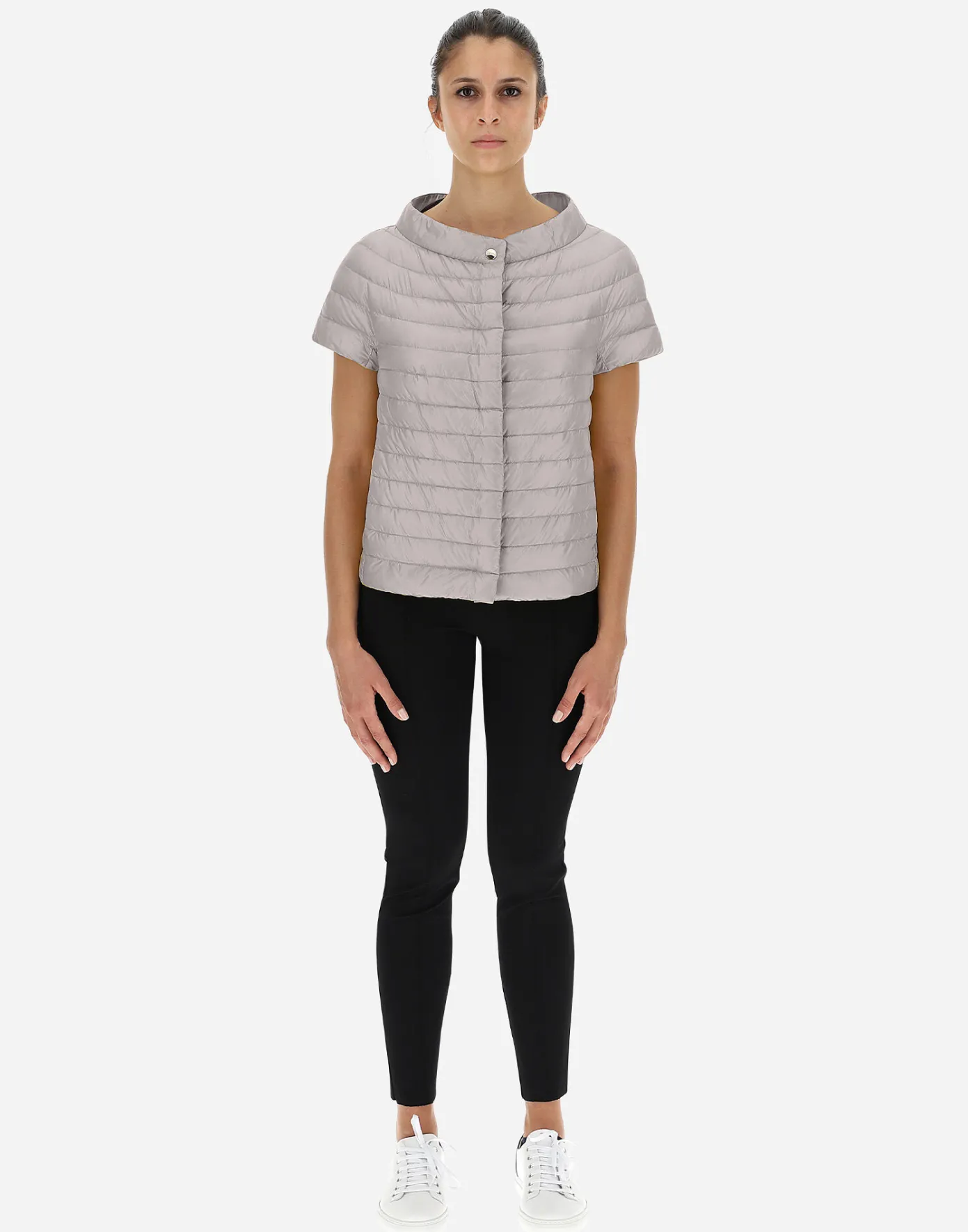 Herno Capes | Capes Grey Pearl