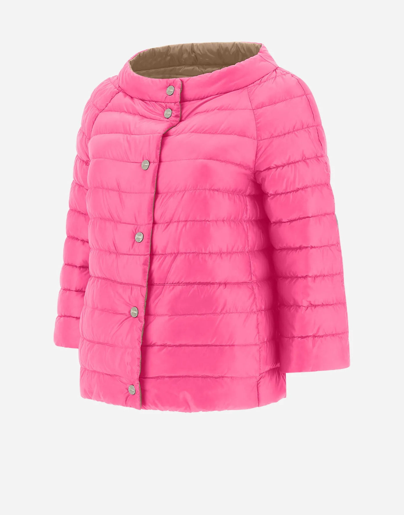 Herno Capes | Capes Camel/Neon Pink