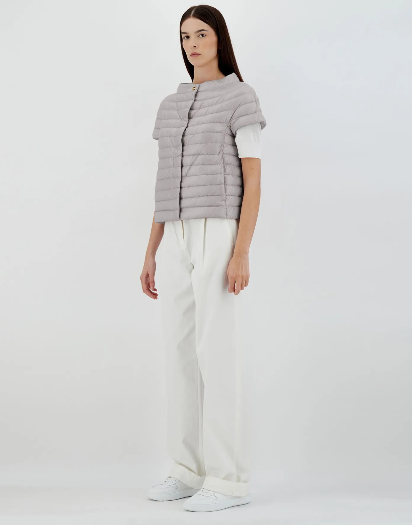 Herno Capes | Capes Grey Pearl