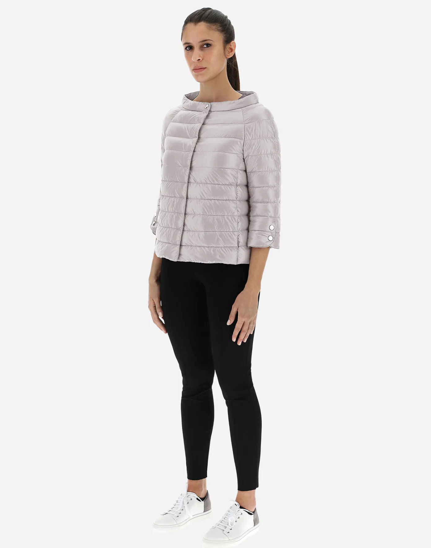 Herno Capes | Capes Grey Pearl