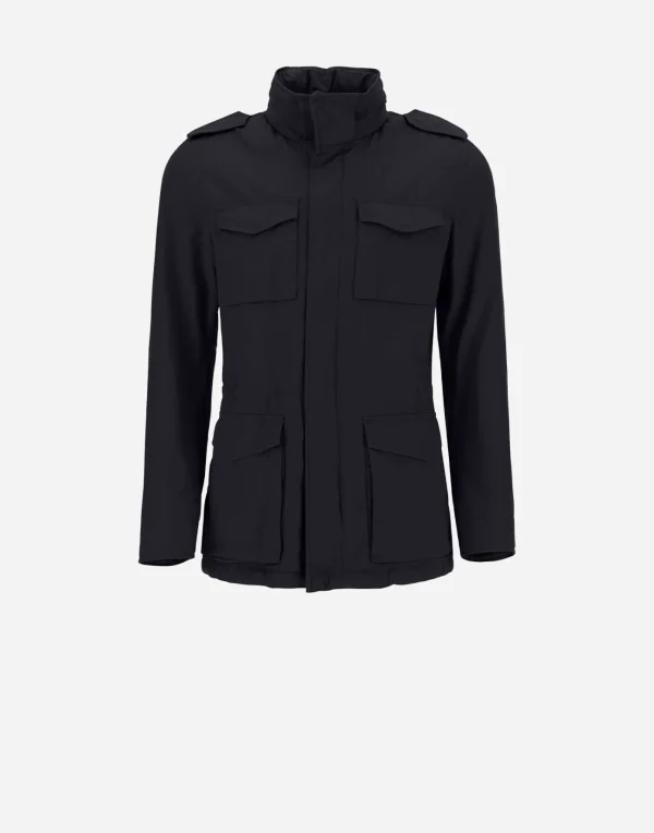Herno Field Jacket | Field Jacket Navy Blue