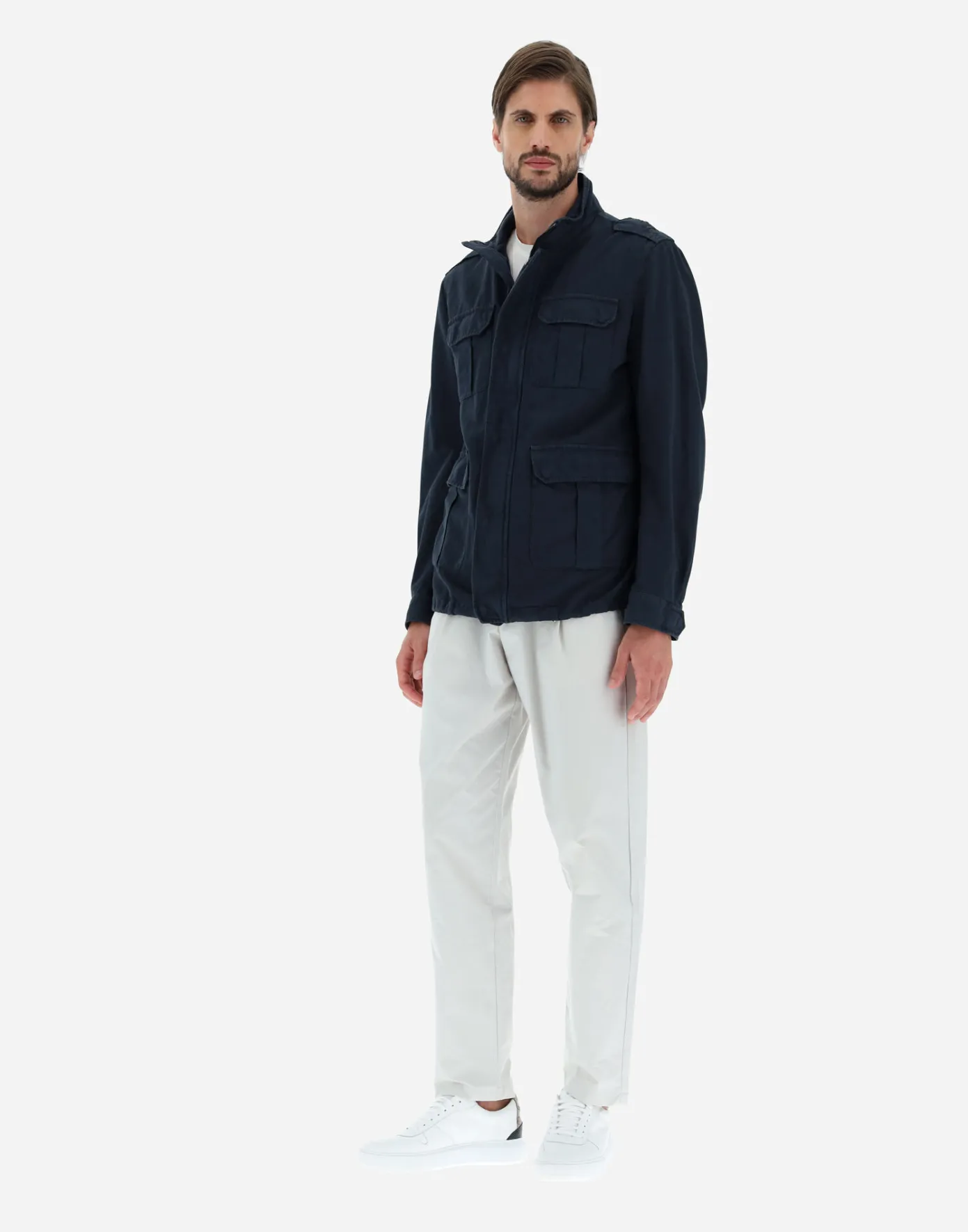 Herno Field Jacket | Field Jacket Blue