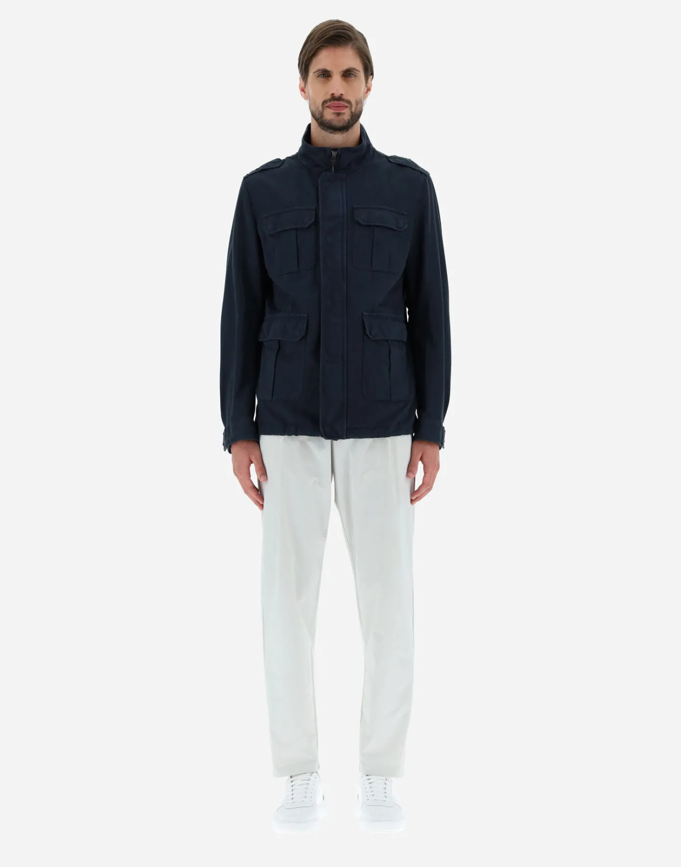 Herno Field Jacket | Field Jacket Blue