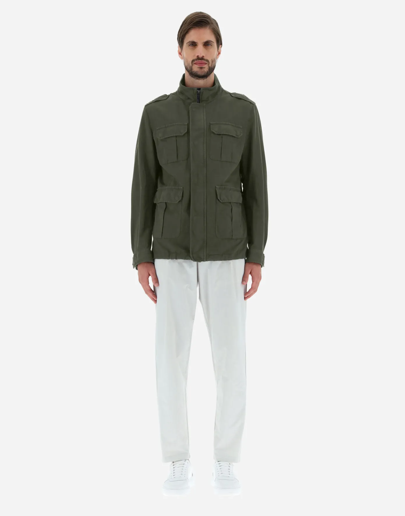 Herno Field Jacket | Field Jacket Light Military